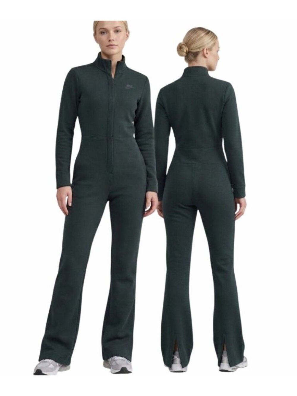 New Nike Women's Sportswear Tech Fleece Jumpsuit Sz M HV4095-390